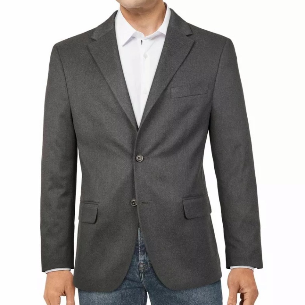 Tommy Hilfiger Mens Suit Seperate Gray Size 40R Modern Fit Sport Coat $295